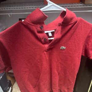 Lacoste Vibrant Red Polo Shirt
